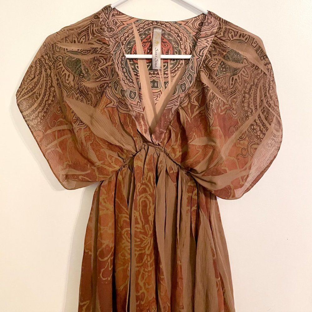 Sans Souci Mandala Fairy Flutter Fit & Flare Top